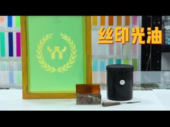 De uvvernis van de het Schermdruk voor Hete Stampling op papier