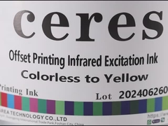 Offset Infrarood Excitation Ink Gele En Groene Kleur
