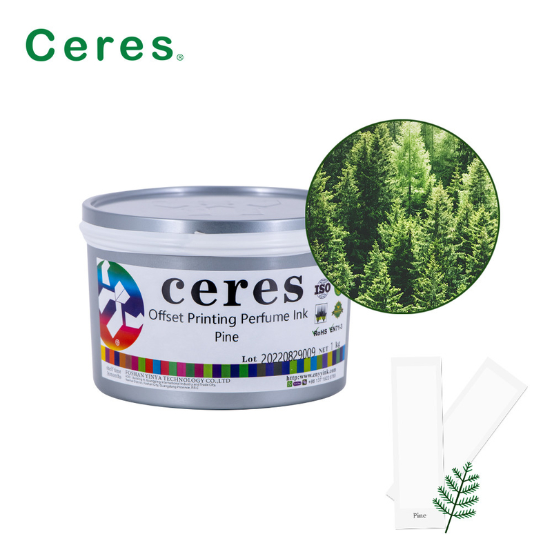 Ceres Offset Printing Parfum Ink Pine Taste Doorzichtige kleur