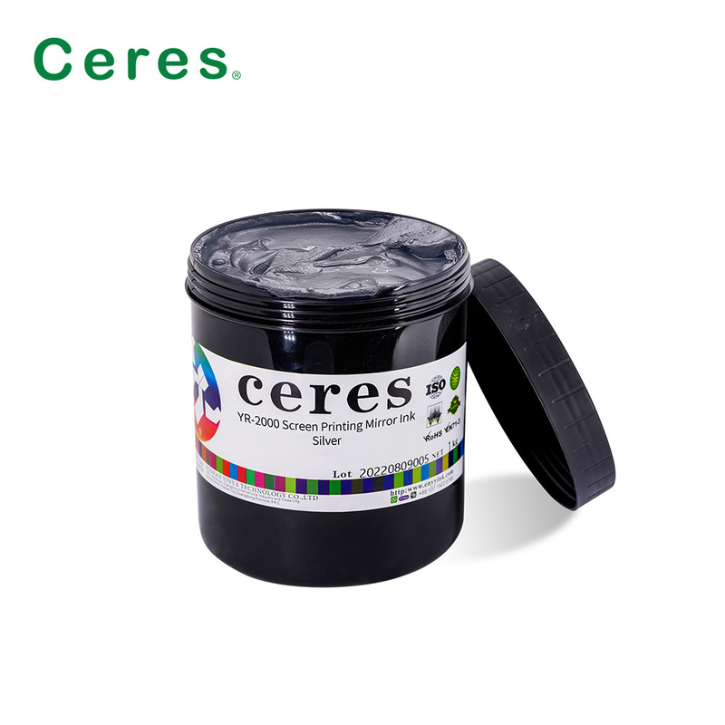 1 kg / blik Beveiligingsscherm Print Ink Spiegel Zilver En Goud Kleur