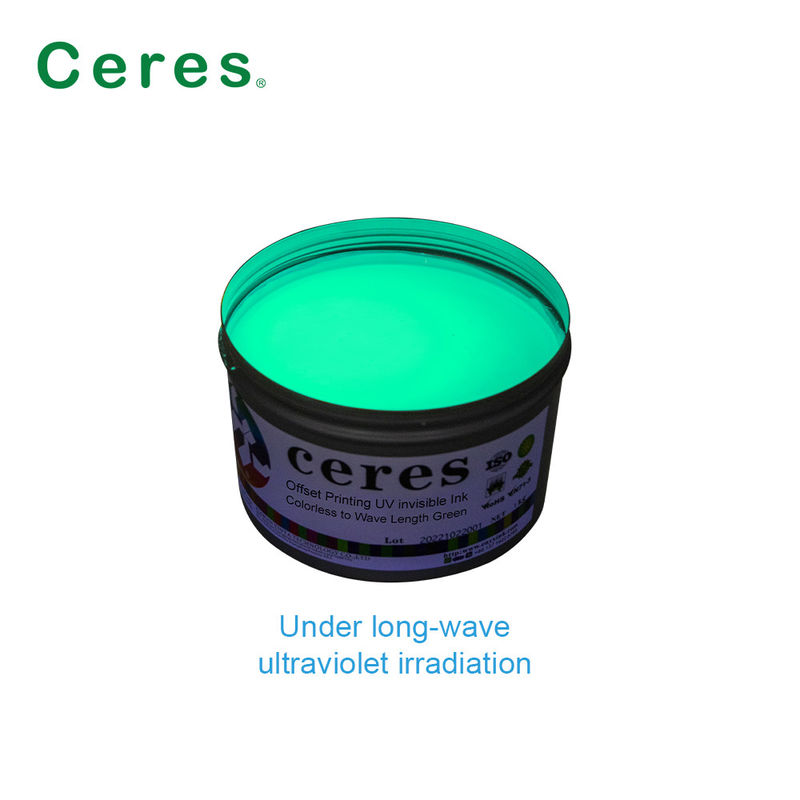 Ceres UV Invisible Ink Kleurloos tot Groen Normaal Droog