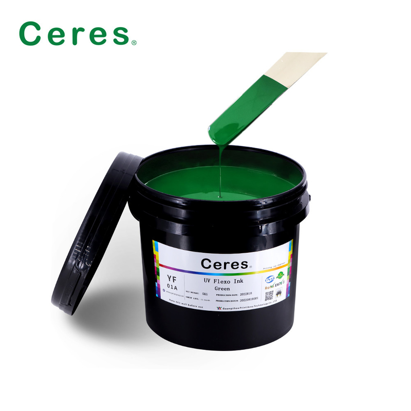 Kleur van de Inktpanton van Rohs de Groene Uvflexo voor Document en Plastiek