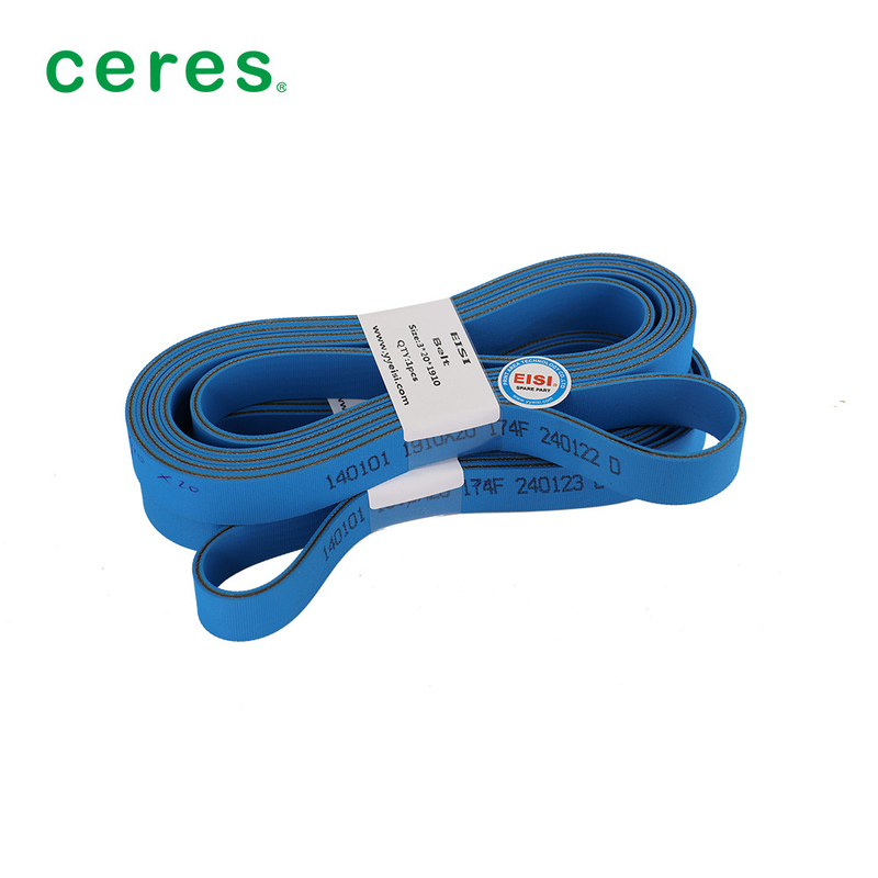 Blauwe naylon-sandwichrubber platte band/NBR voor BOBST/HOSON/GAOTIAN vouwlijm