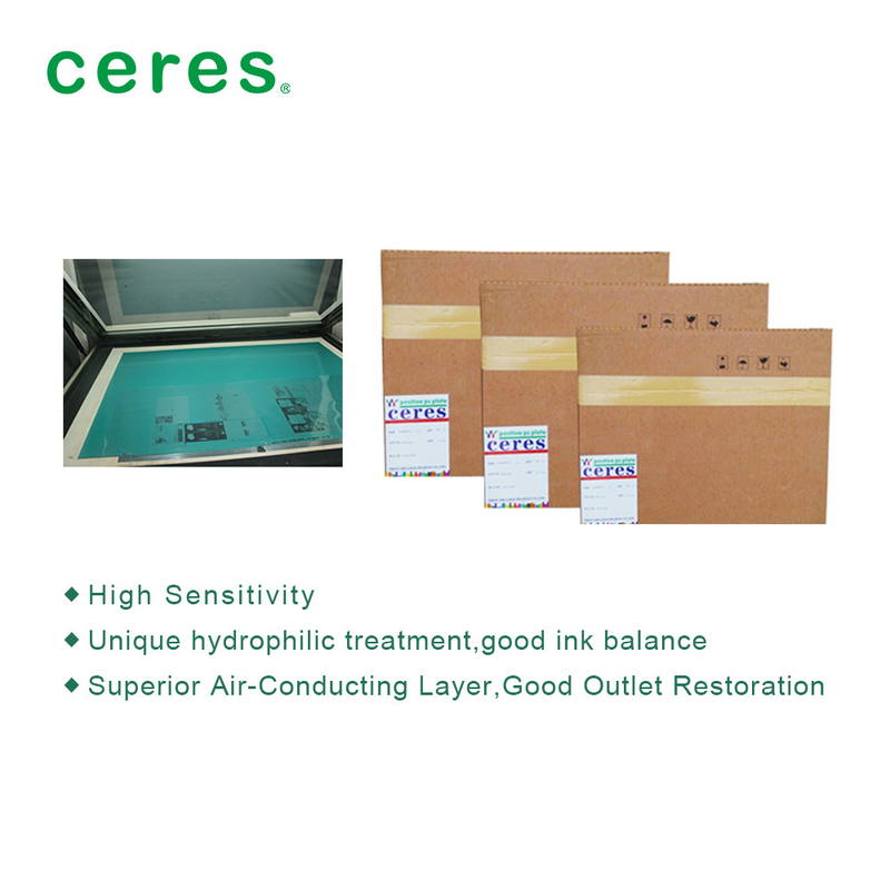Ceres 300.000 Impressions Offset Ps Plate met 50pcs en 100pcs per pakket