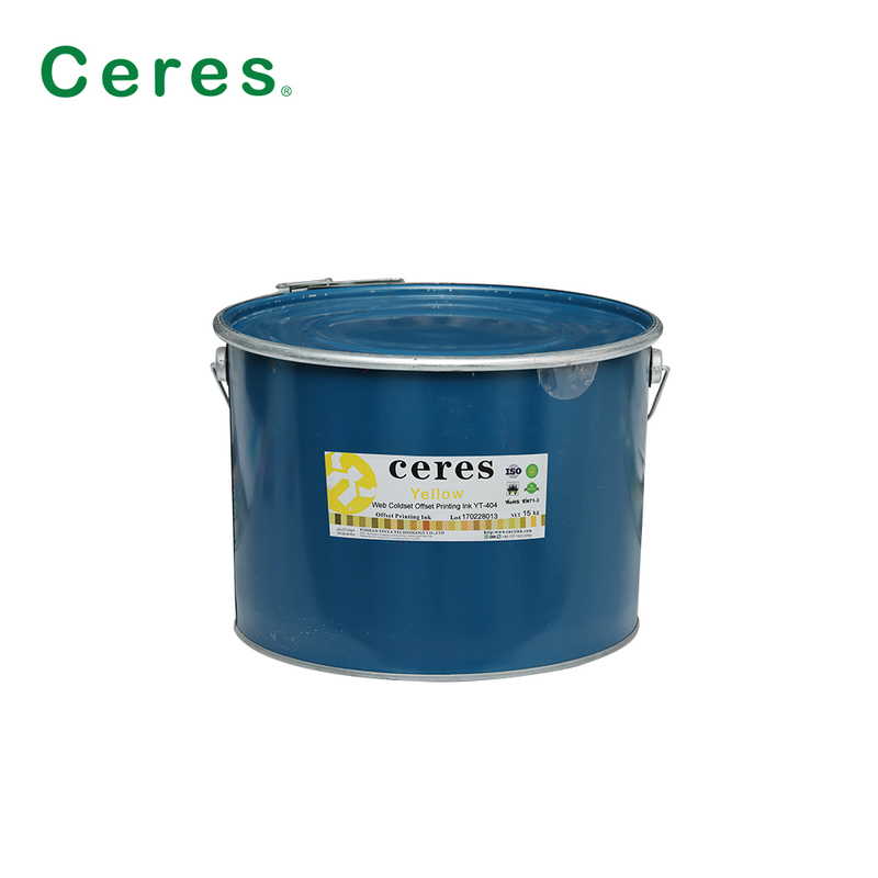 Solvent Based CMYK Web Coldset Offset Printing Ink for Newspaper in 15kg Iron Barrel