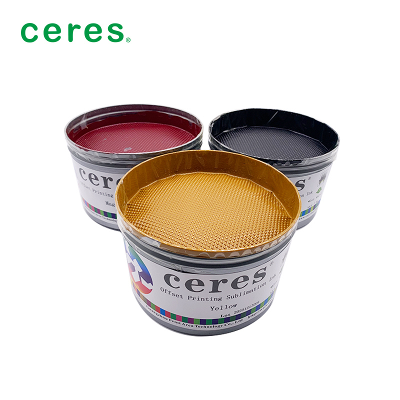 Magenta-sublimatie-inkt voor offsetprinten met klein kleurverschil Goede reproductibiliteit en 4 kleuren machine geschiktheid