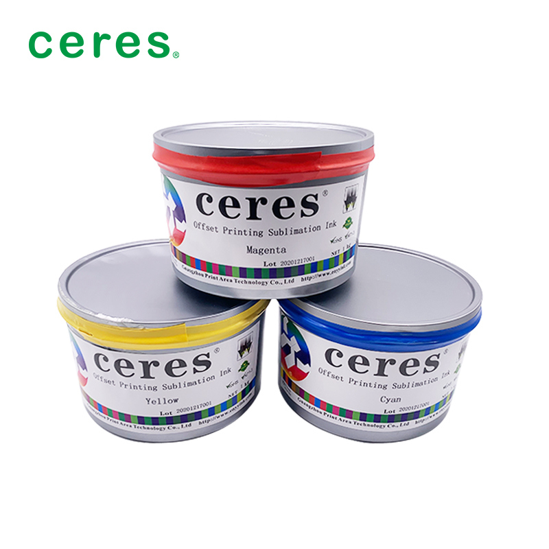 Magenta-sublimatie-inkt voor offsetprinten met klein kleurverschil Goede reproductibiliteit en 4 kleuren machine geschiktheid