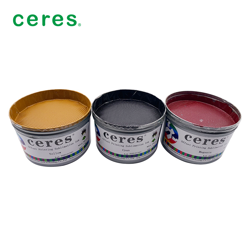 Magenta-sublimatie-inkt voor offsetprinten met klein kleurverschil Goede reproductibiliteit en 4 kleuren machine geschiktheid