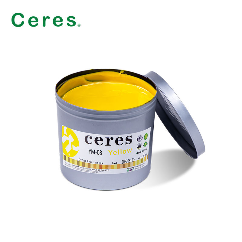 Voldoende aan EN71-3 UV-offsetinkt met hoge hechting en hittebestendigheid voor metaaldruk