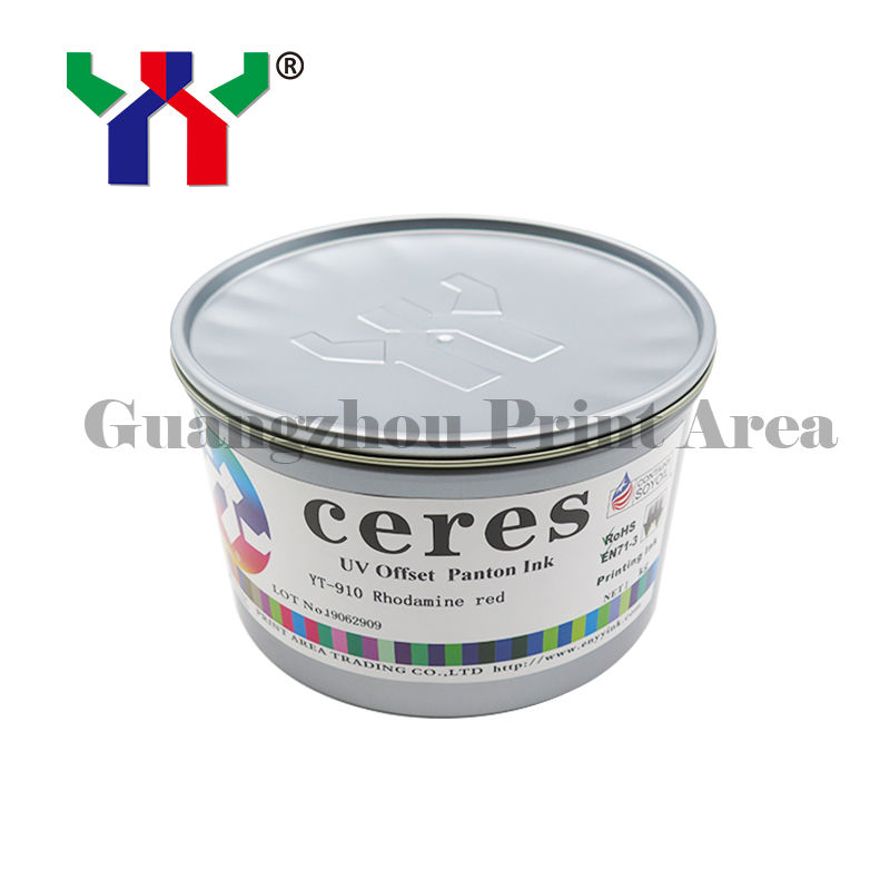 YT-910 UV Offset Ink met 24 maanden garantie 100% veilig en getest voor het afdrukken van pakketten