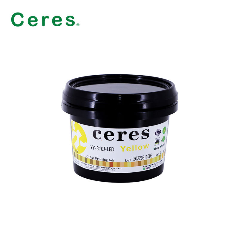 UV Offsetink Warmrood Kleur Sneldrogend met Goede Transferprestaties voor Offsetdruk