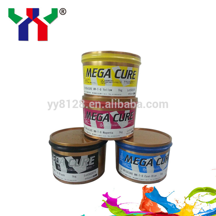 Sterk glanzend PE PET UV Offset Ink 1kg Can Pvc Printing Ink Cmyk Colors