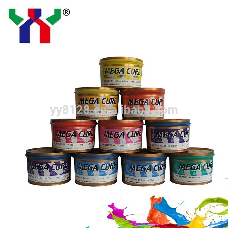 Sterk glanzend PE PET UV Offset Ink 1kg Can Pvc Printing Ink Cmyk Colors