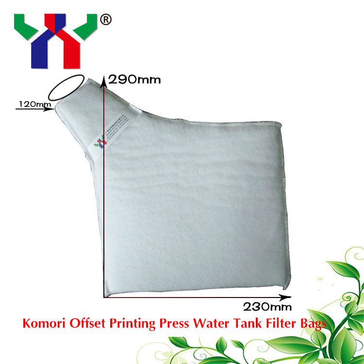 Ceres polyester wit katoen filterzak 4x8 voor offsetprinter