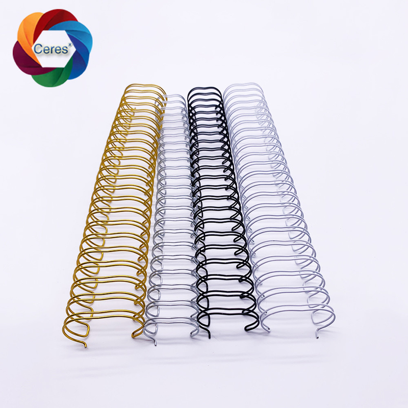 2 tot 1 spiraalbindend draad 1,4 mm Twin Ring Pantone Double Notebook Spring Binder