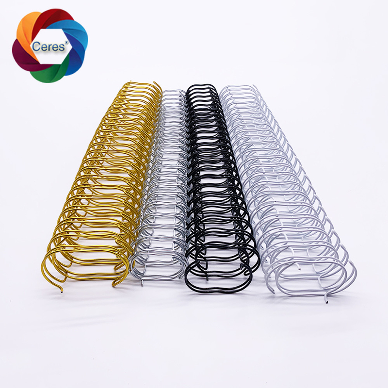 2 tot 1 spiraalbindend draad 1,4 mm Twin Ring Pantone Double Notebook Spring Binder