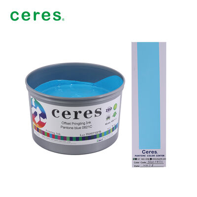 Ceres Offset Pantone Printing Ink 0821c Blauw