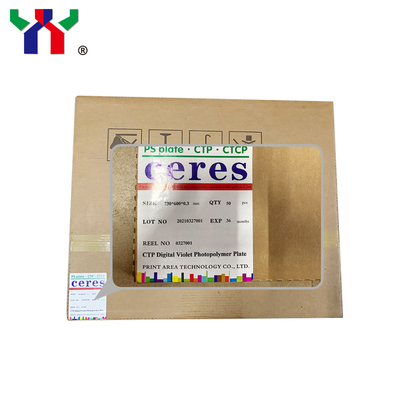 Ceres Offset Printplaten Photopolymer CTP Digitaal Violette Aluminium
